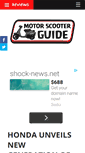 Mobile Screenshot of motorscooterguide.net